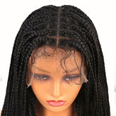 360° Full Lace Box Braided Baby Hair Wig for Black Women